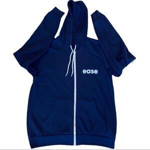 Bella & Canvas Fleece Full Zip Unisex Hoodie Size Large